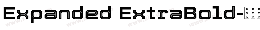 Expanded ExtraBold字体转换 Expanded ExtraBold字体转换